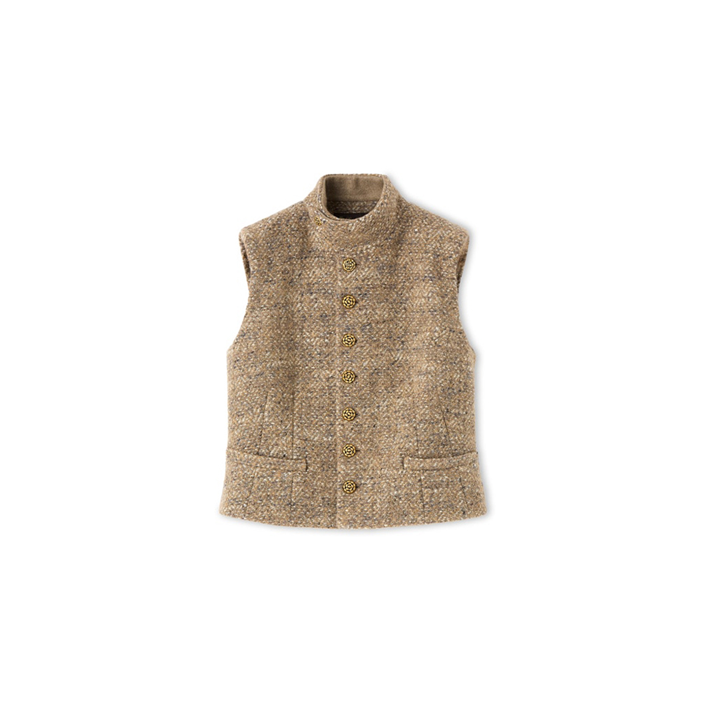 LORO PIANA LEMAN VEST ALPACA VIRGIN WOOL FAQ1204